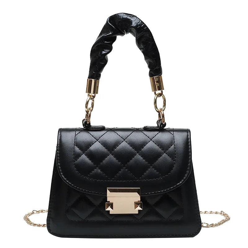 Texture Small Bag Female Summer Net Red All-match Shoulder Bag
