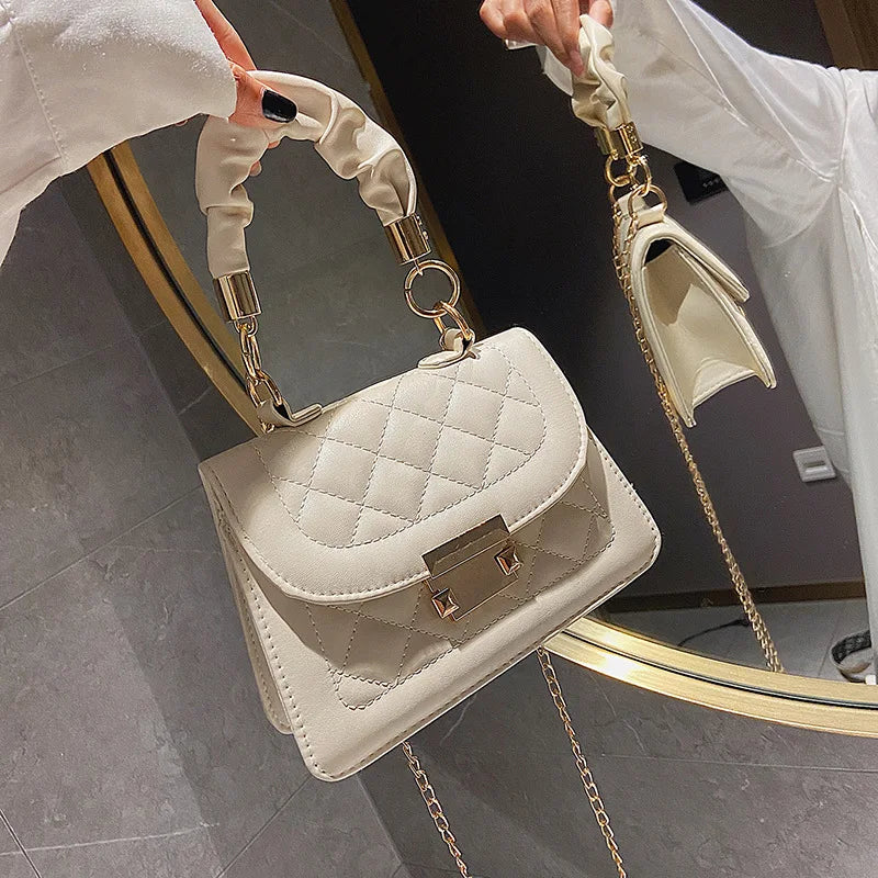 Texture Small Bag Female Summer Net Red All-match Shoulder Bag