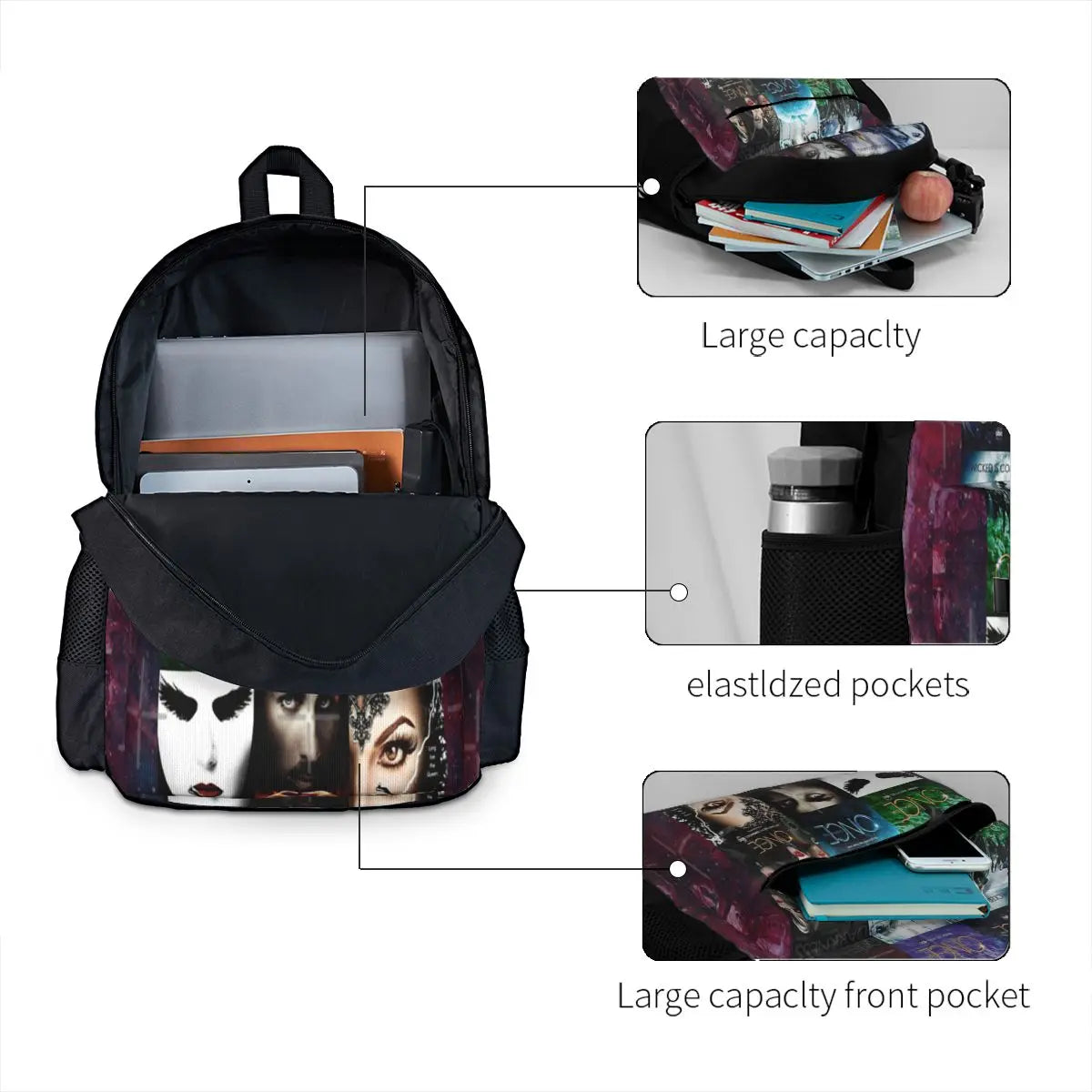 Once Upon A Time 1 Backpacks Men Women School Bags Boys