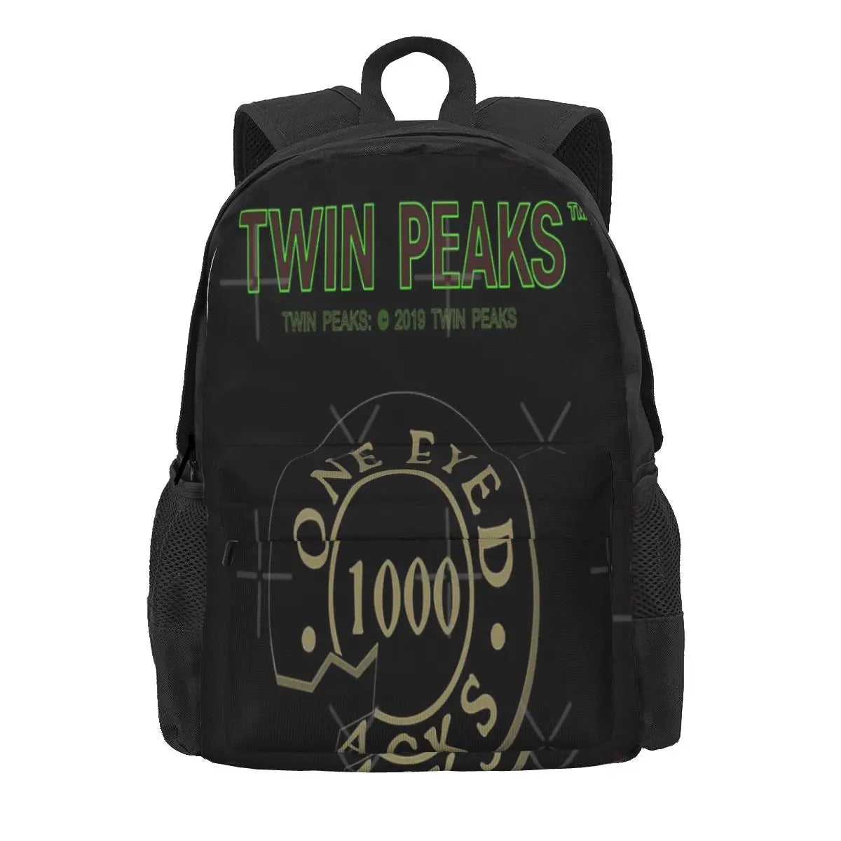 One Eyed Jacks Poker Chip Backpacks Zip Pockets
