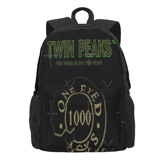 One Eyed Jacks Poker Chip Backpacks Zip Pockets