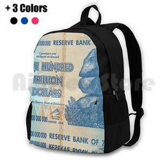 100 Trillion Dollars Zimbabwe Bank Note Backpack