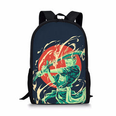 One Piece Style Large Schoolbag Student School Backpack Waterproof