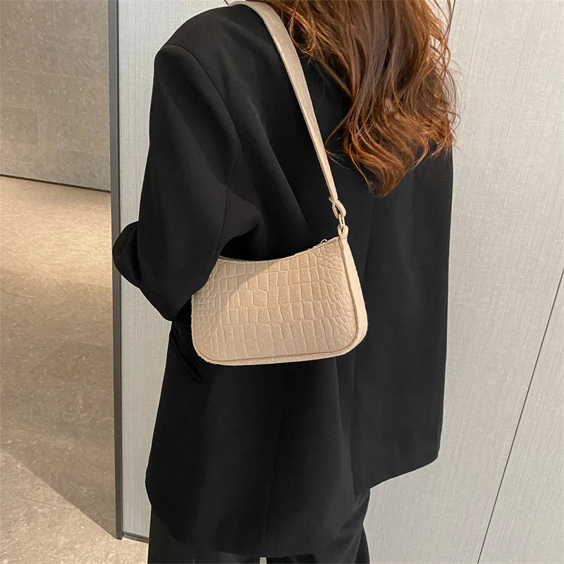 One Shoulder Bag Women's Subaxillary Bag Armpit Handbag