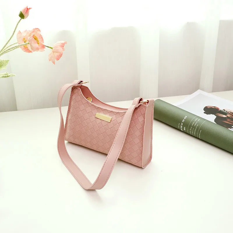 One Shoulder Bag Women's Subaxillary Textured Handbag