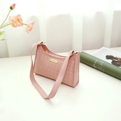 One Shoulder Bag Women's Subaxillary Textured Handbag