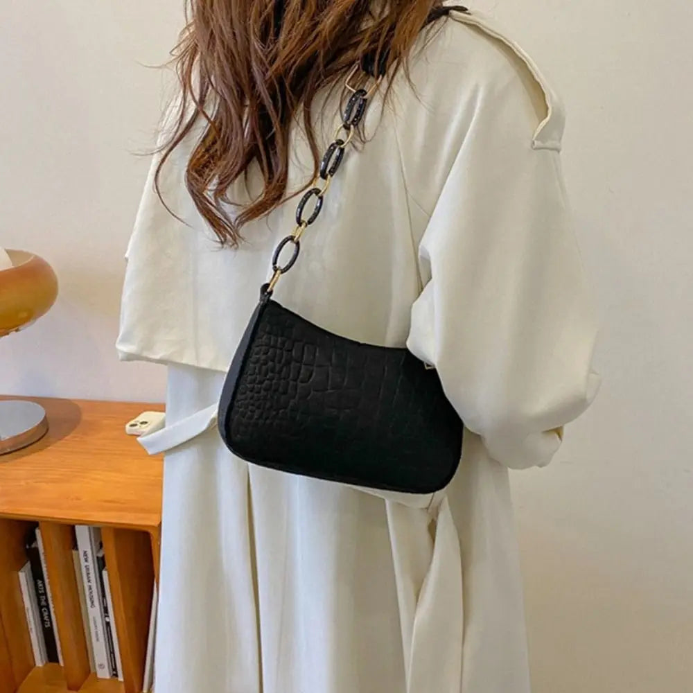 One Shoulder Bag Women's Subaxillary Bag Niche Advanced Texture Handbag