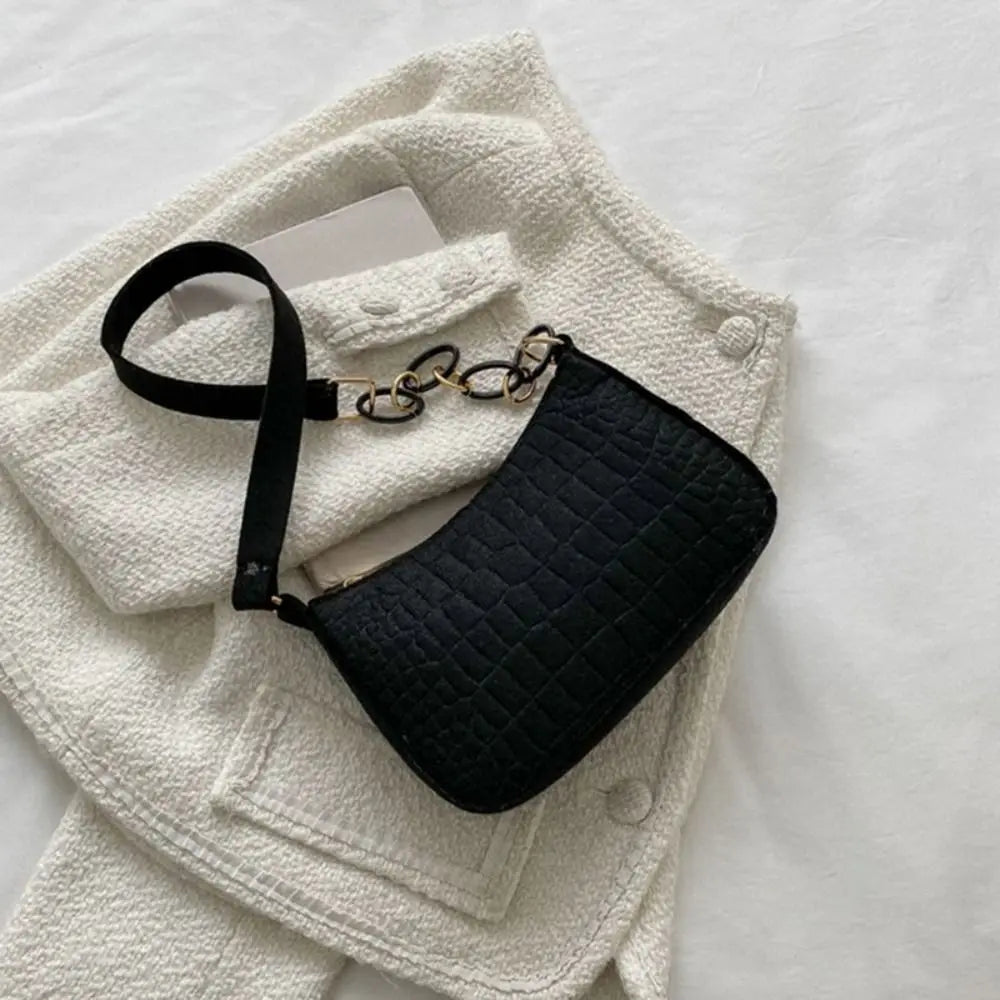 One Shoulder Bag Women's Subaxillary Bag Niche Advanced Texture Handbag