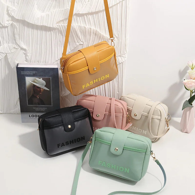 One Shoulder Bag Women's Lipstick Small Square Bag Versatile Large Capacity