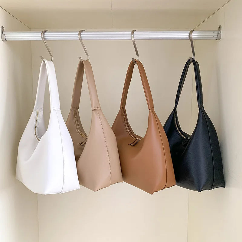 One Shoulder Bags For Women PU Leather Hobos High Large Capacity Female