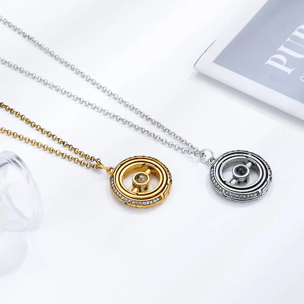 Astronomical Ball Spinner Necklace Choker