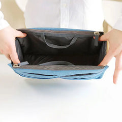 Nylon Travel Insert Organizer Handbag Purse Cosmetic Bag