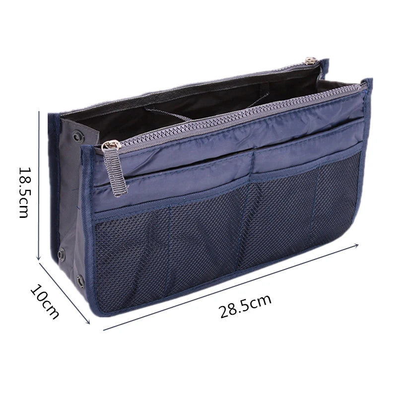 Nylon Travel Organizer Handbag Purse Cosmetic Bag
