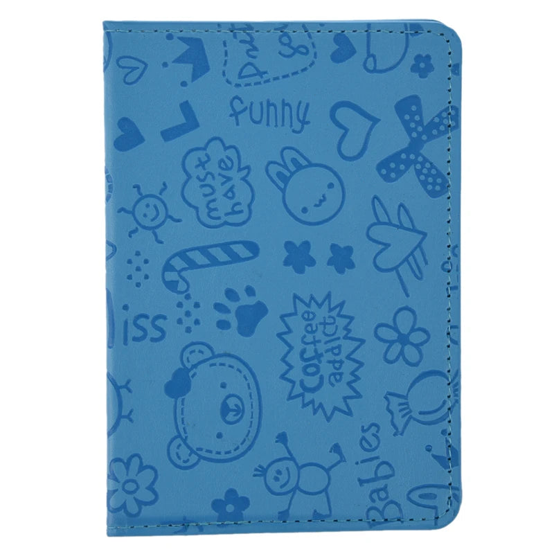Leather Passport Holder Organizer Cover