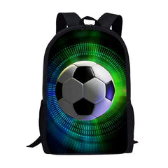 Orthopedic School Bags Soccer 3D Printing Children Backpack