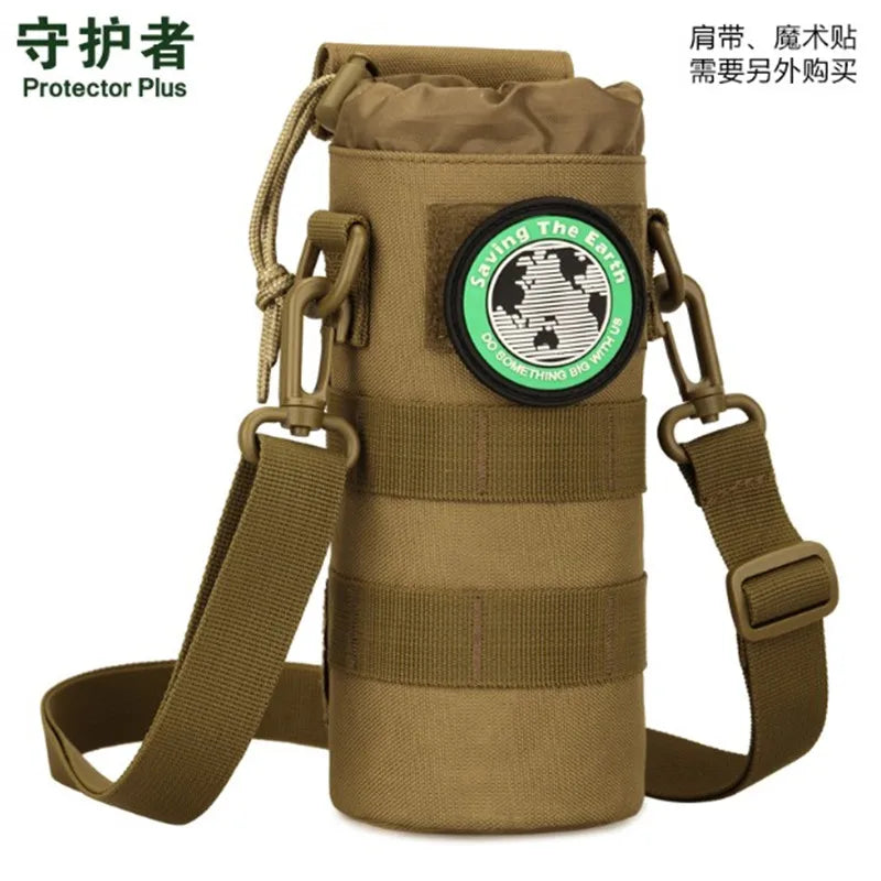 Small Water Bottle Bag 500ml Foldable Waist Hanging Water Cup Bag