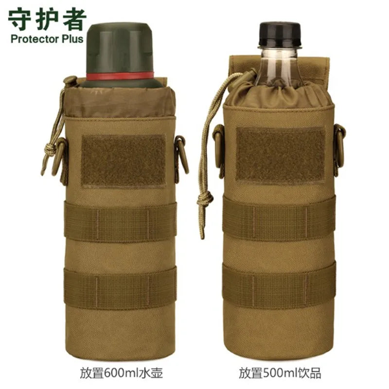 Small Water Bottle Bag 500ml Foldable Waist Hanging Water Cup Bag