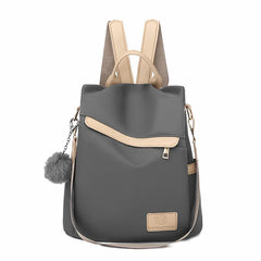 Outdoor Backpack Female Oxford Cloth Casual Small Backpack Anti-Theft