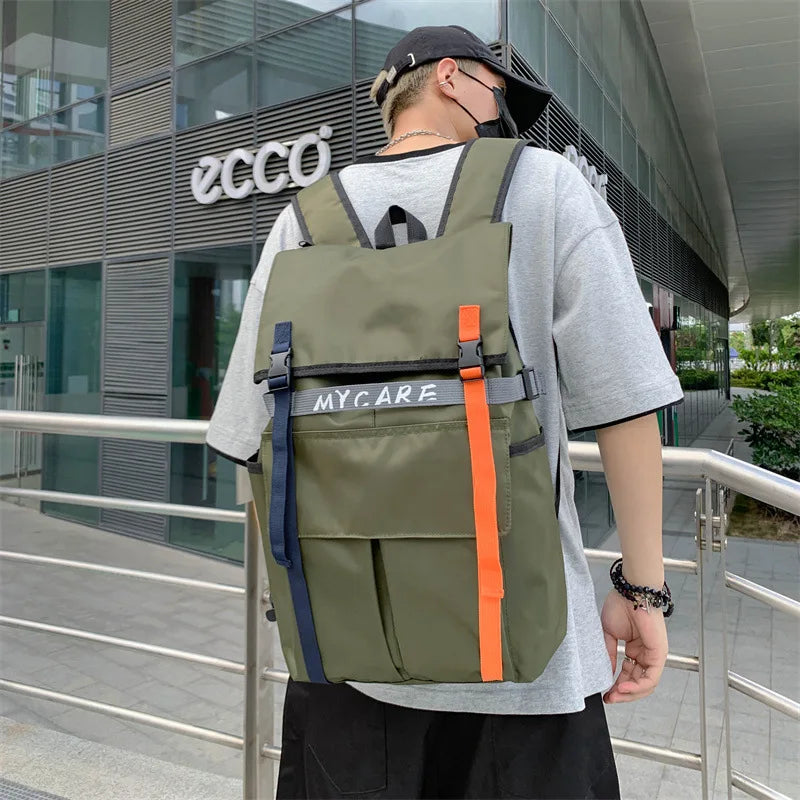 Waterproof Nylon Backpack for Outdoor Leisure Sports Travel