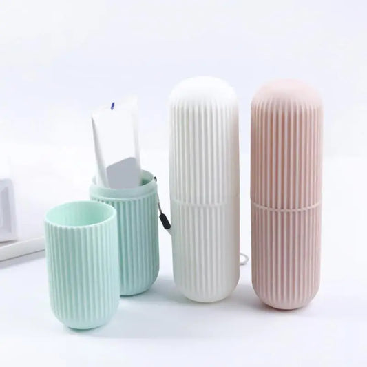 Outdoor Portable Tooth Brush Container Travel Organizer