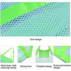 Portable Folding Beach Mesh Bag for Kids and Women