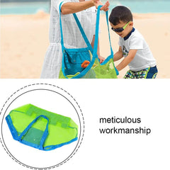 Portable Folding Beach Mesh Bag for Kids and Women