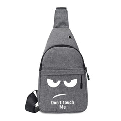 Canvas Crossbody Chest Pack Shoulder Bag