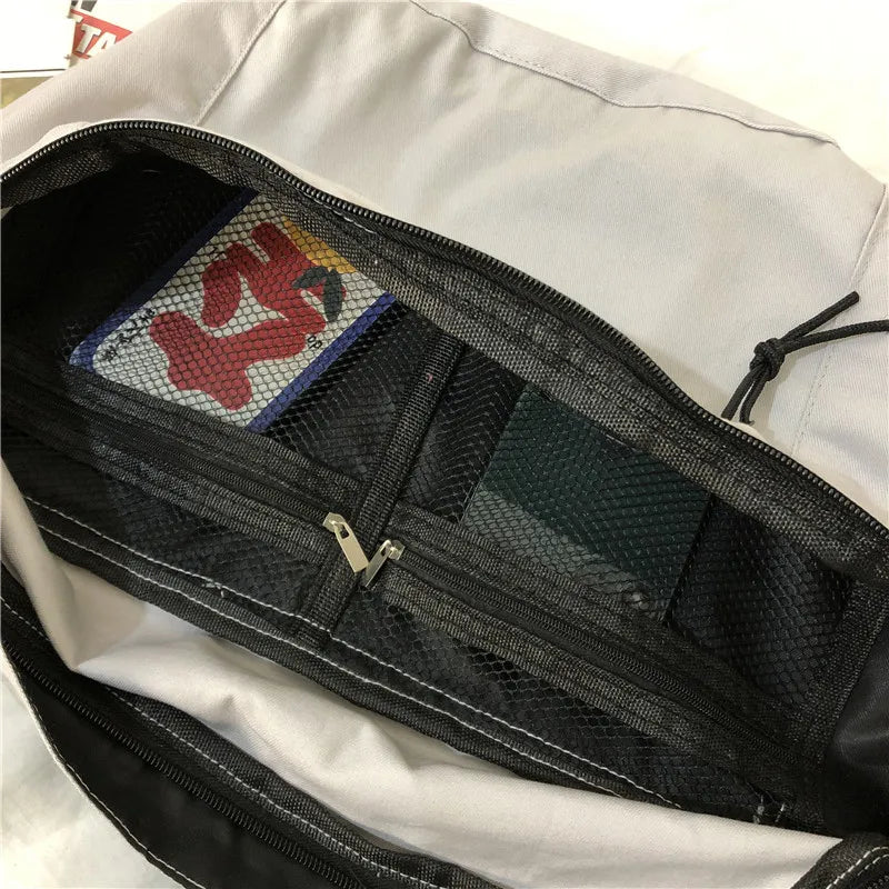 Canvas Fanny Pack Waist Bag Multi-Functional Chest Bags