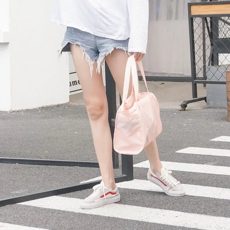 Waterproof Shoulder Travel Handbag Foldable Dual-use Bag