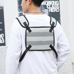 Tactical Chest Bag Phone Pack Unisex Hip Hop Vest Streetwear Bag