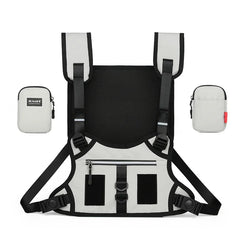 Tactical Chest Bag Phone Pack Unisex Hip Hop Vest Streetwear Bag