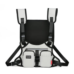 Tactical Chest Bag Phone Pack Unisex Hip Hop Vest Streetwear Bag