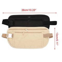 Outdoor Money Waist Belt Run Pack Anti-theft Pocket