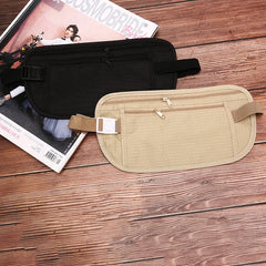 Outdoor Money Waist Belt Run Pack Anti-theft Pocket
