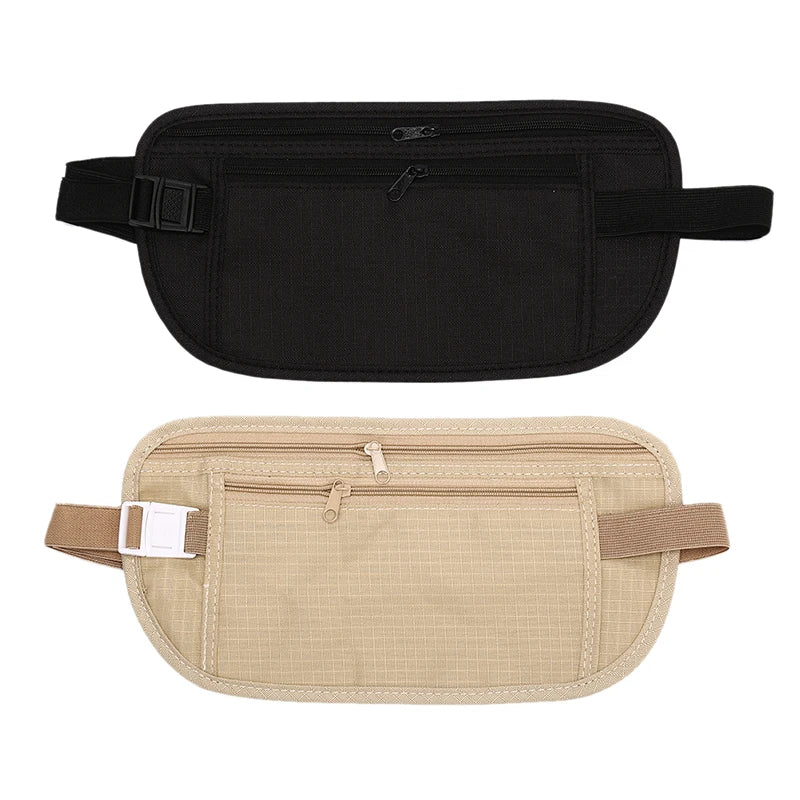 Outdoor Money Waist Belt Run Pack Anti-theft Pocket