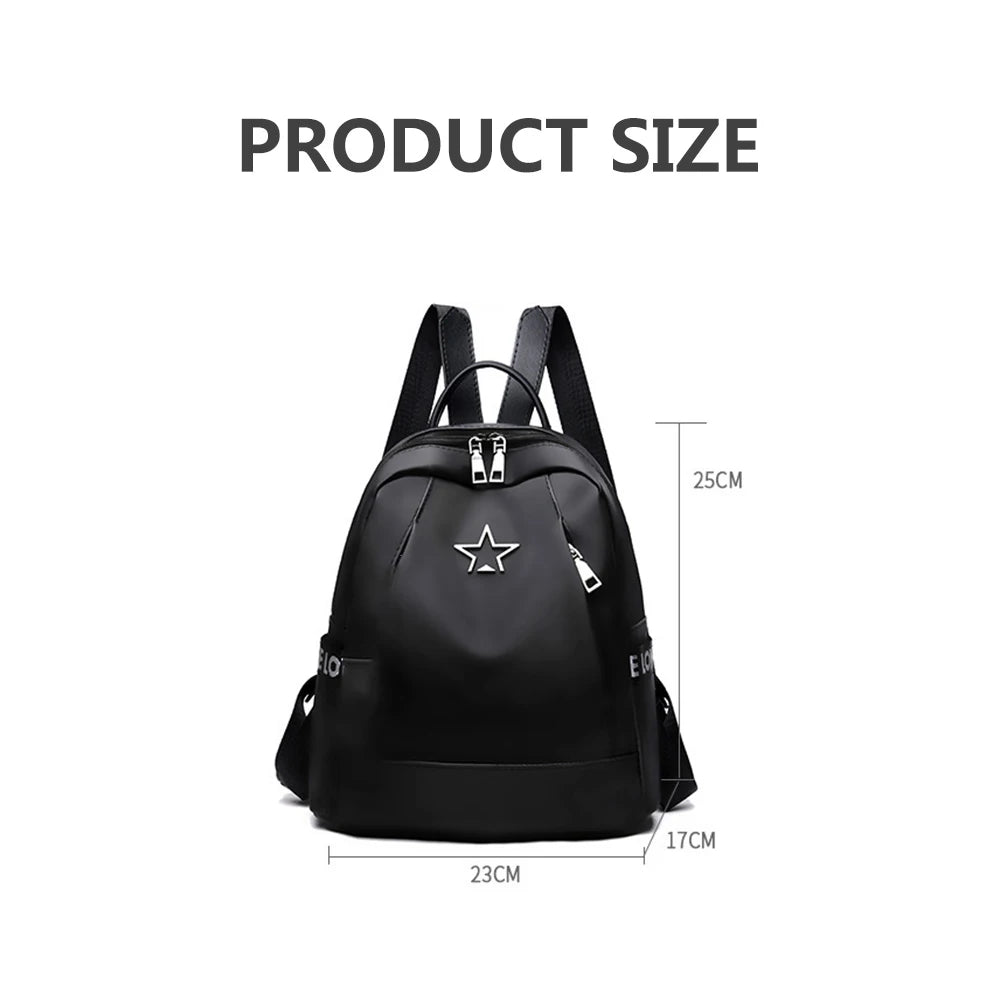 Waterproof Oxford Backpack Women Large Capacity School Bag