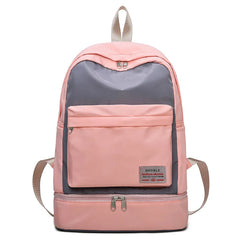 Outdoor Travel Backpack Women's Dry Wet Separation Shoe Storage Backpack