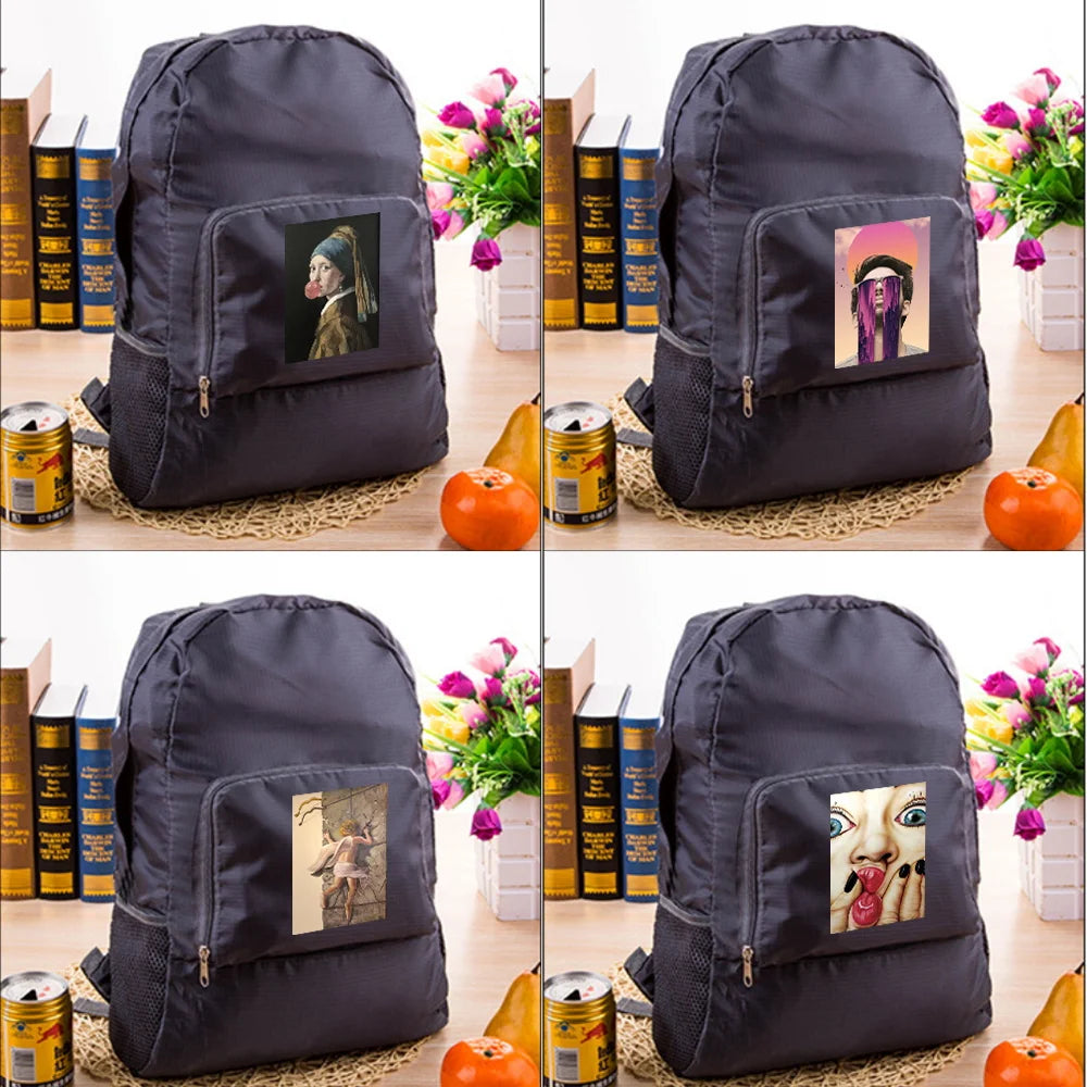 Funny Print Ultralight Hiking Backpack