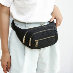 Women's Outdoor Waist Bag Zip Fanny Pack Phone Chest Bag