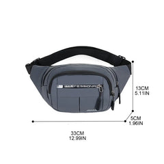 Outdoor Waist Pack Bag with Zipper Pocket