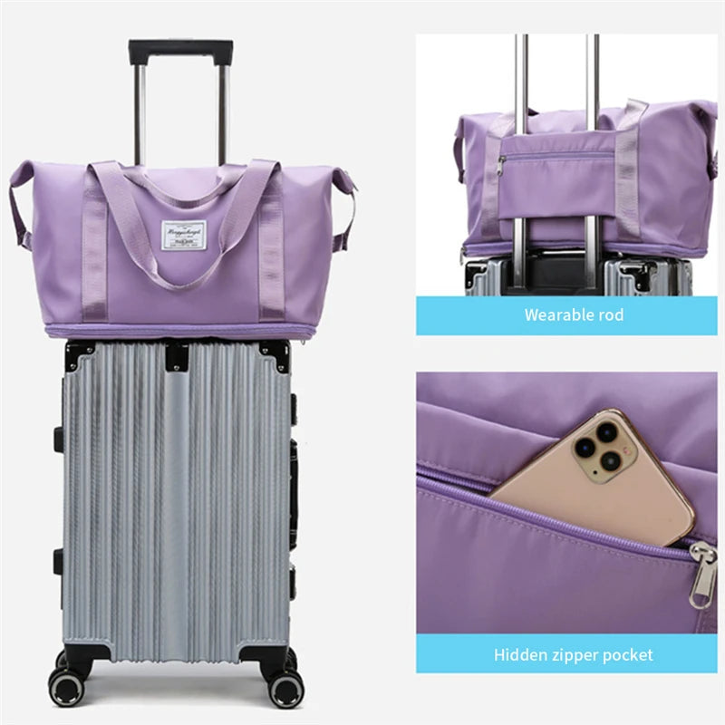 Waterproof Large Capacity Folding Travel Bag Shoulder Bag