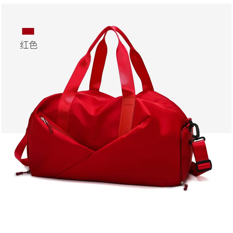 Waterproof Oxford Gym Bag with Shoe Compartment