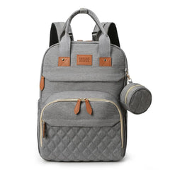 Outting Folding Mummy Bag Diaper Bag Large Capacity Backpack