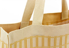 Large Casual Crochet Tote Bag Oversized Capacity Beach Woven Square Weekender