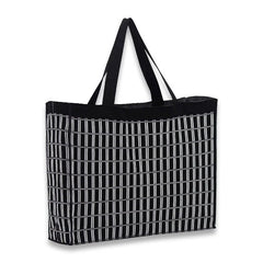 Large Casual Crochet Tote Bag Oversized Capacity Beach Woven Square Weekender