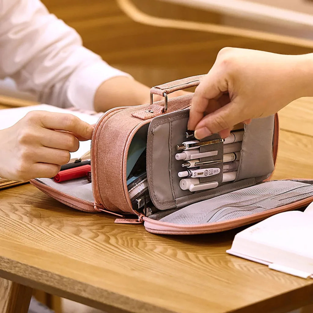 Shoulder Bags for Women Big Capacity Pencil Case Pen Pouch Holder Storage Bag
