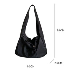 Oversized Women Bag Nylon Bucket Shoulder Bag Tote Bag