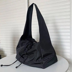 Oversized Women Bag Nylon Bucket Shoulder Bag Tote Bag