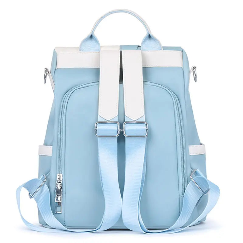 Oxford Waterproof Backpack for Women Splicing Female Shoulder Backpacks