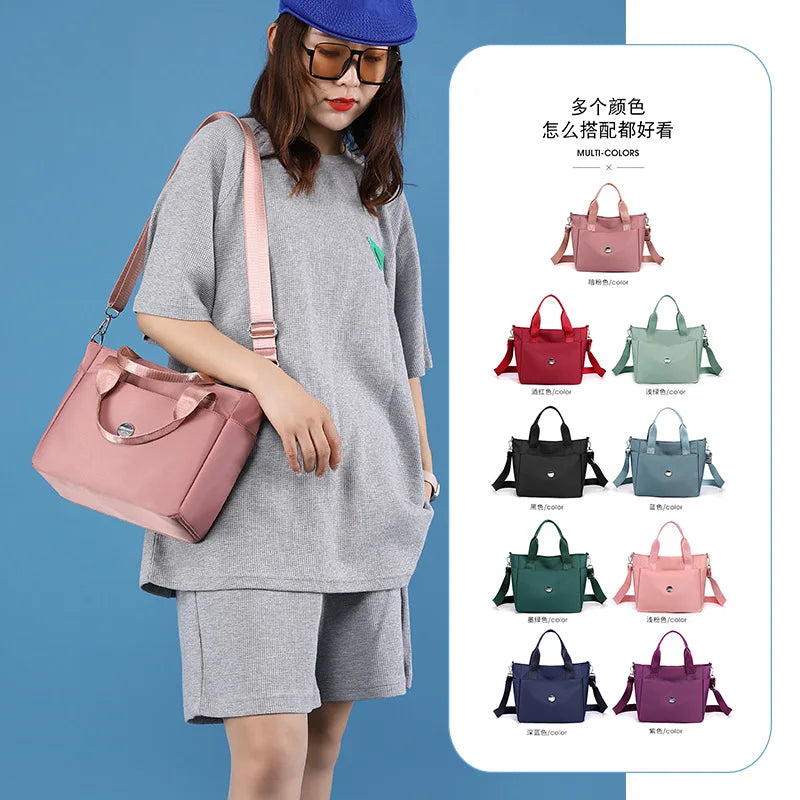 Oxford Cloth Women's Tote Bag Portable Shoulder Messenger Bag